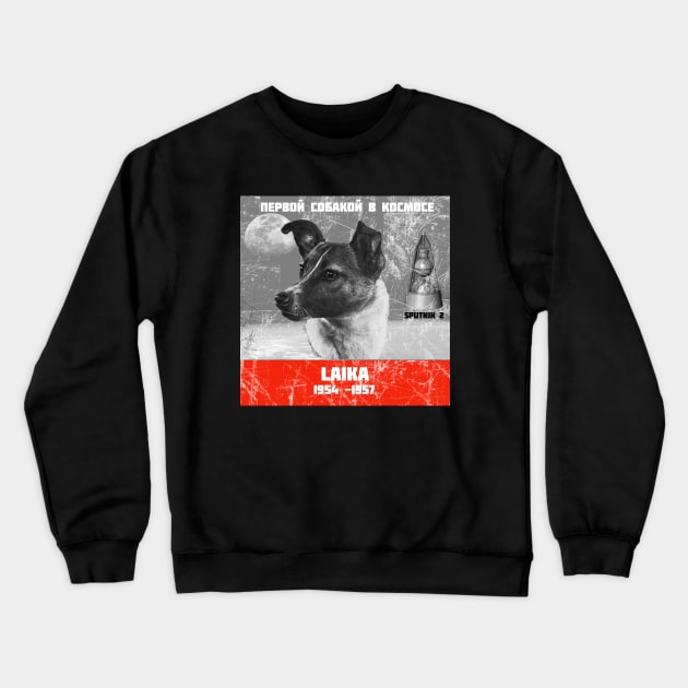 Laika 1954-1957 Crewneck Sweatshirt by ocsling